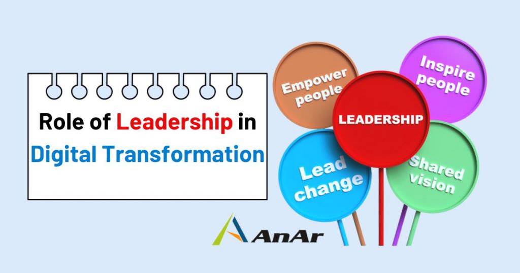 Leadership in Digital Transformation or Leader in Digital Transformation Blog image on AnArSolutions