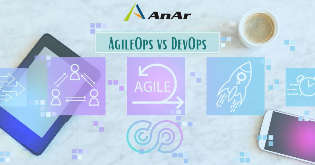 AgileOps vs DevOps illustrations