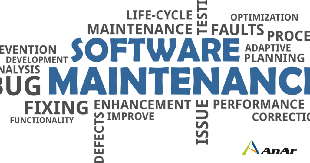 Types of Software Maintenance by Anar Solutions.