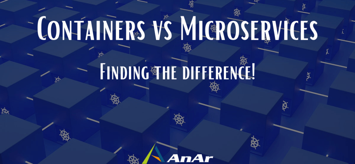 Containers vs microservices illustration