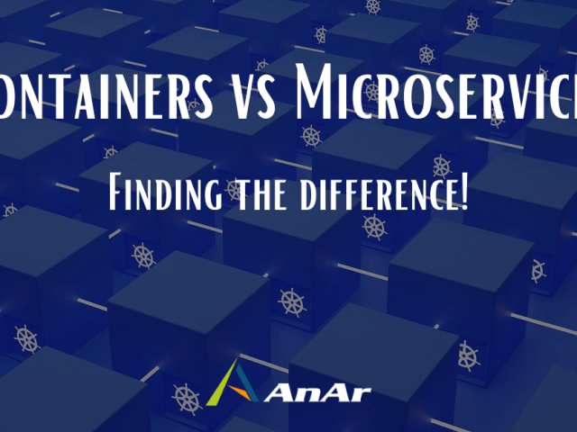 Containers vs microservices illustration