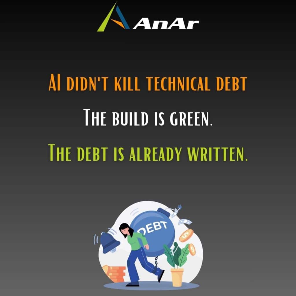 Technical debt from AI-generated code: Fowler's debt quadrant and the inadvertent debt AI writes at machine speed