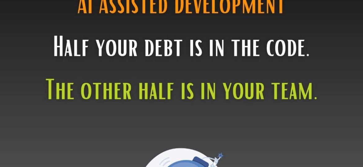 Cognitive debt in AI-assisted development: the understanding that lives in a team rather than in the code