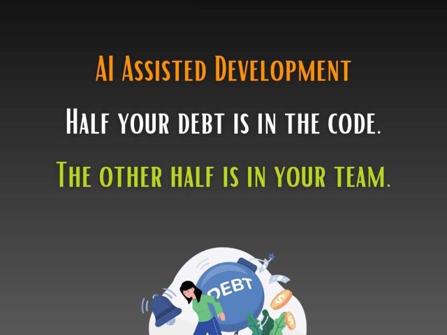 Cognitive debt in AI-assisted development: the understanding that lives in a team rather than in the code